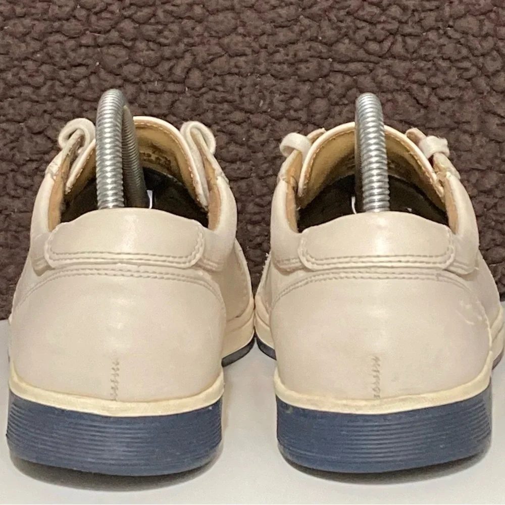 Cole Haan Air Mens Quincy port Cream Leather Casual Oxford Shoes Size US 7.5